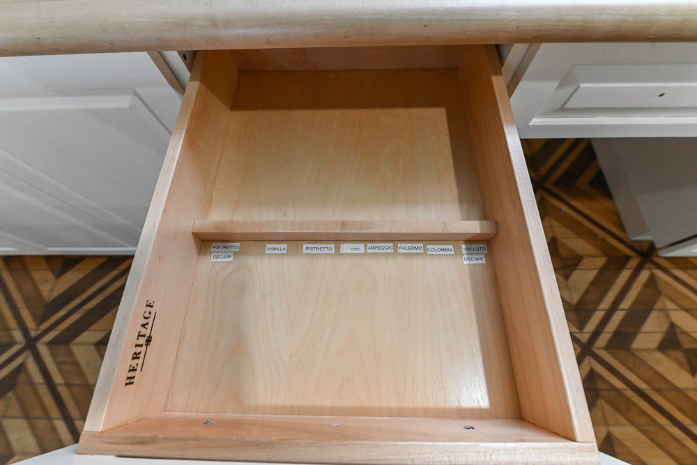 Heritage Traditional Kitchen with Double Island, Granite & Wood Countertops and Appliances