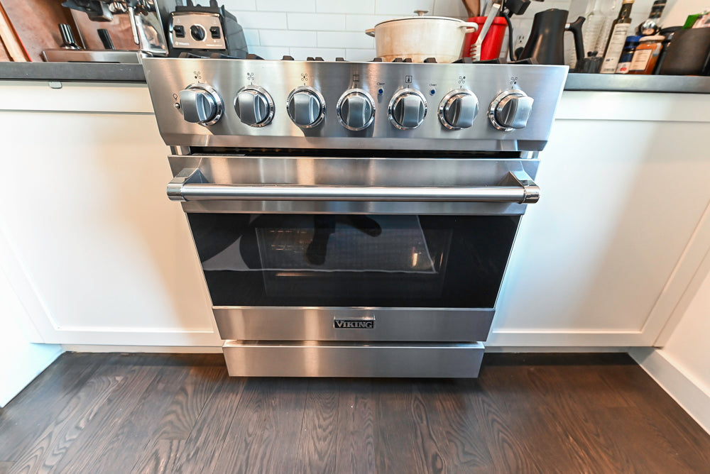 Imperia White Transitional Kitchen with Dark Grey Island, Marble & Stone Counters and Appliances