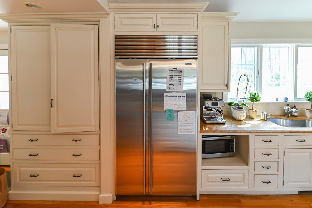 Glenwood Traditional Cream Kitchen with Island, Granite Countertops & Appliances