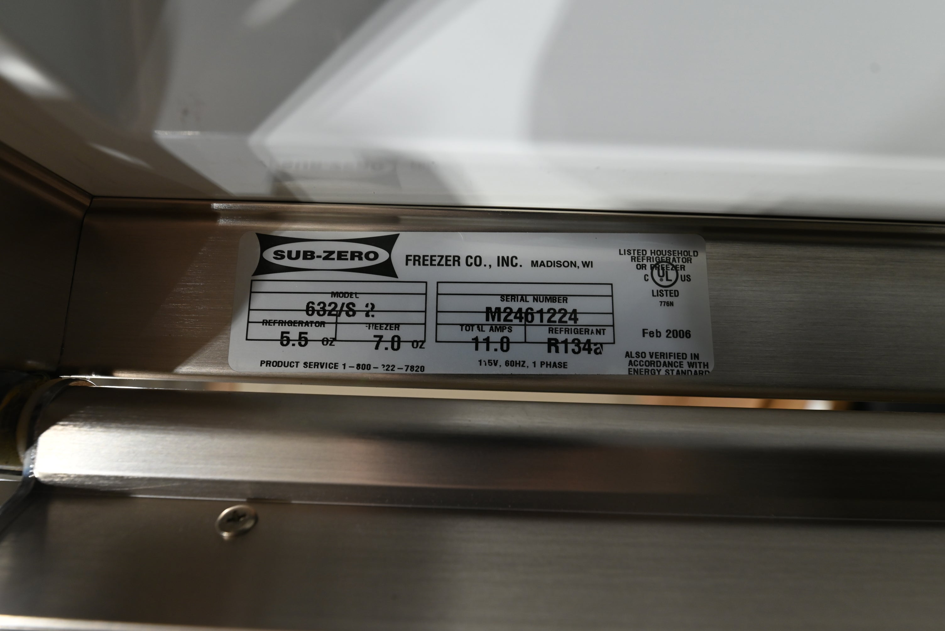 Sub-Zero 632/S 48