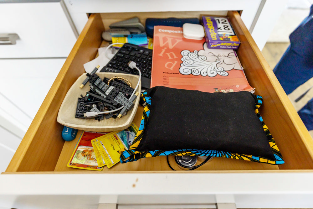 Transitional White Kitchen with Marble Waterfall Island and Thermador Appliances