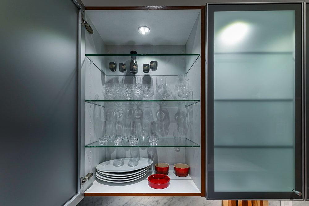 Poggenpohl Brown Toned Transitional Kitchen with Marble Countertops and Appliances
