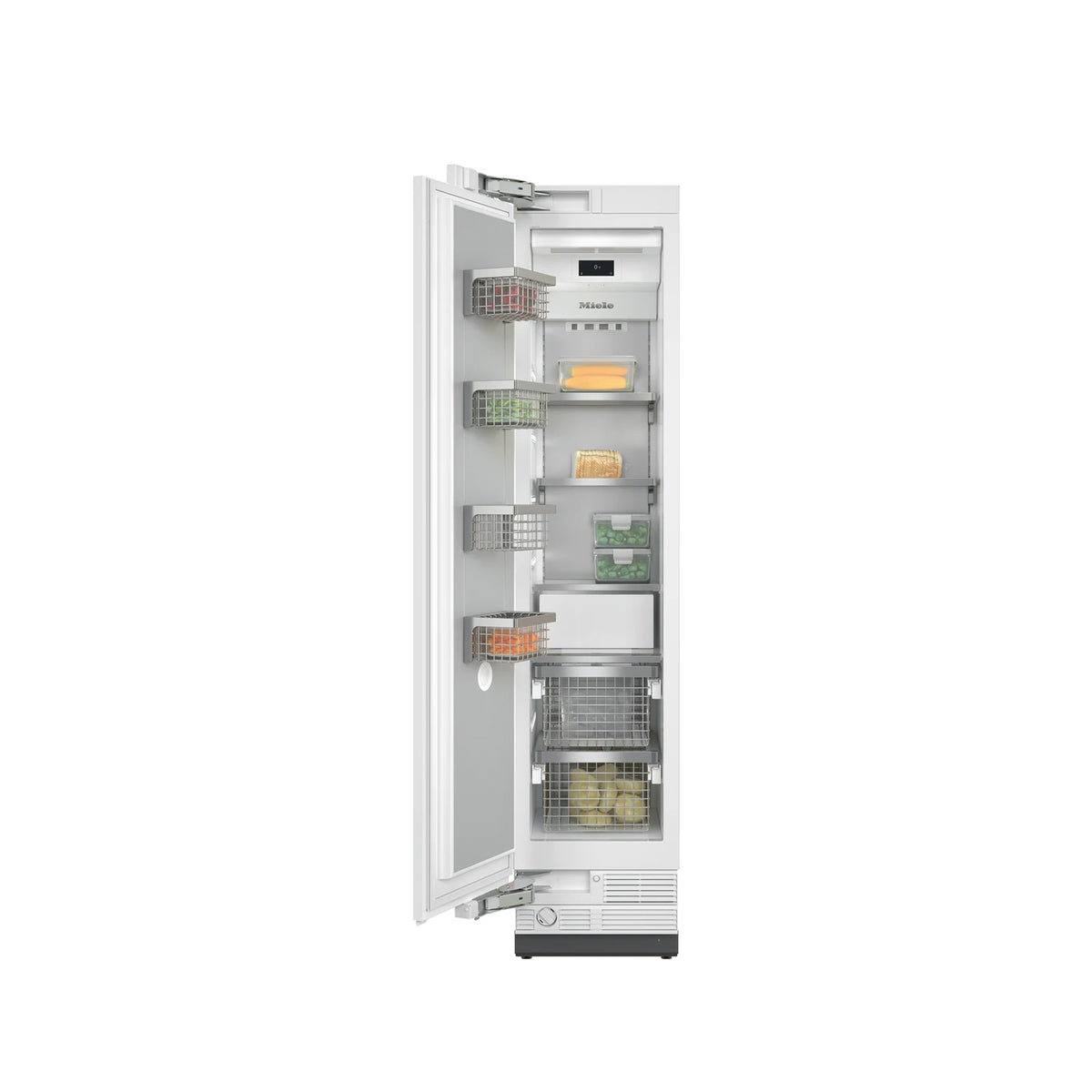 Miele F 2412 Vi 18" Stainless Steel Paneled All Freezer Column