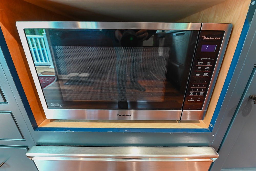 Plain & Fancy Traditional Wooden Kitchen with Island, Quartz Countertops & Appliances