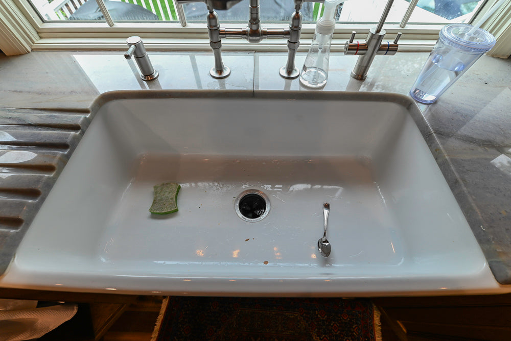 Plain & Fancy Traditional Wooden Kitchen with Island, Quartz Countertops & Appliances