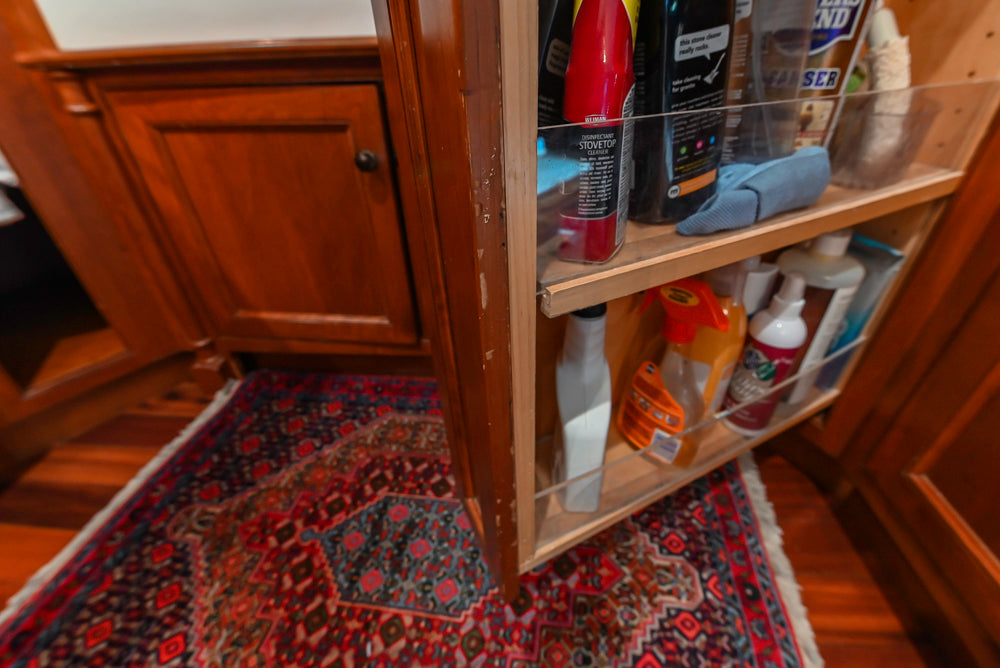 Plain & Fancy Traditional Wooden Kitchen with Island, Quartz Countertops & Appliances