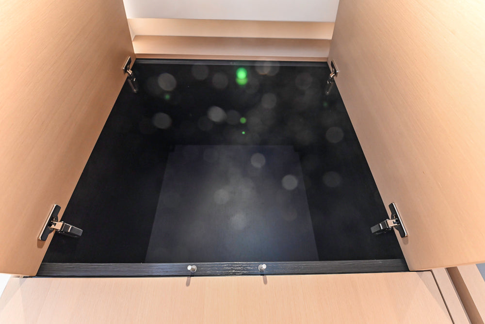 Molteni & C Dada Modern White Oak Kitchen with Marble Countertops & Gaggenau Appliances