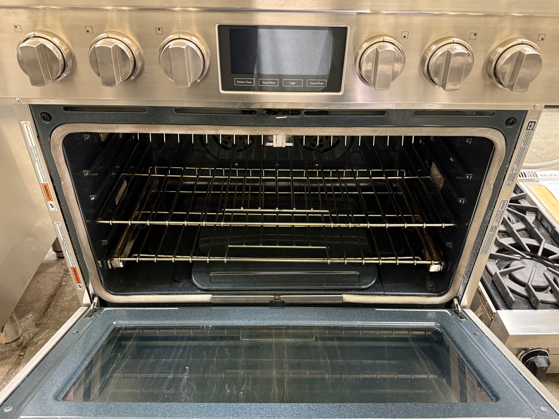 JennAir JGRP436WP 36" Stainless Steel Freestanding Gas Range, Pre-Owned