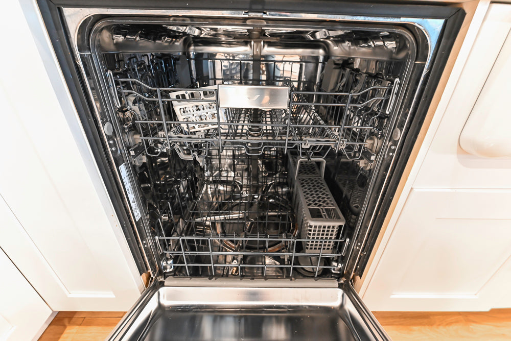 St. Martin Transitional White Kitchen with Island, White Quartz Countertops & JennAir Appliances