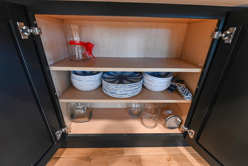 St. Martin Transitional White Kitchen with Island, White Quartz Countertops & JennAir Appliances