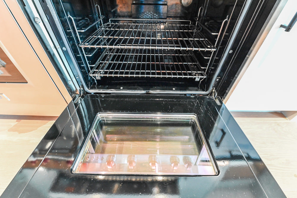 Custom Modern Two-Tone Kitchen with Marble Top Island and Sub-Zero & Wolf Appliances