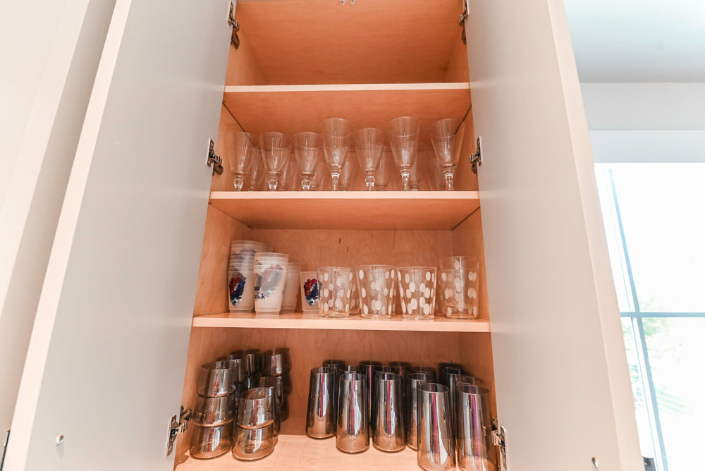 Custom Modern Two-Tone Kitchen with Marble Top Island and Sub-Zero & Wolf Appliances