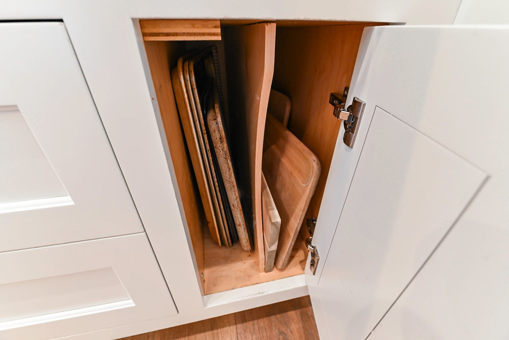 Ciuffo Cabinetry Transitional White Kitchen with Marble Countertops and Thermador Appliances