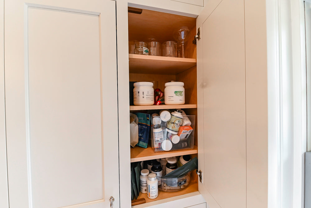 Ciuffo Cabinetry Transitional White Kitchen with Marble Countertops and Thermador Appliances
