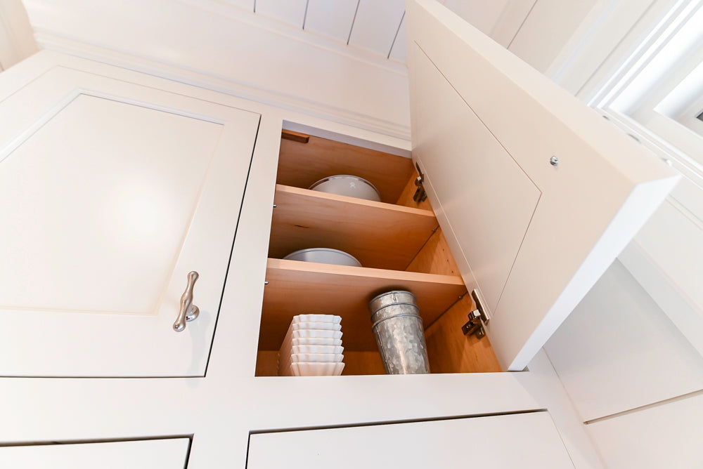 Ciuffo Cabinetry Transitional White Kitchen with Marble Countertops and Thermador Appliances