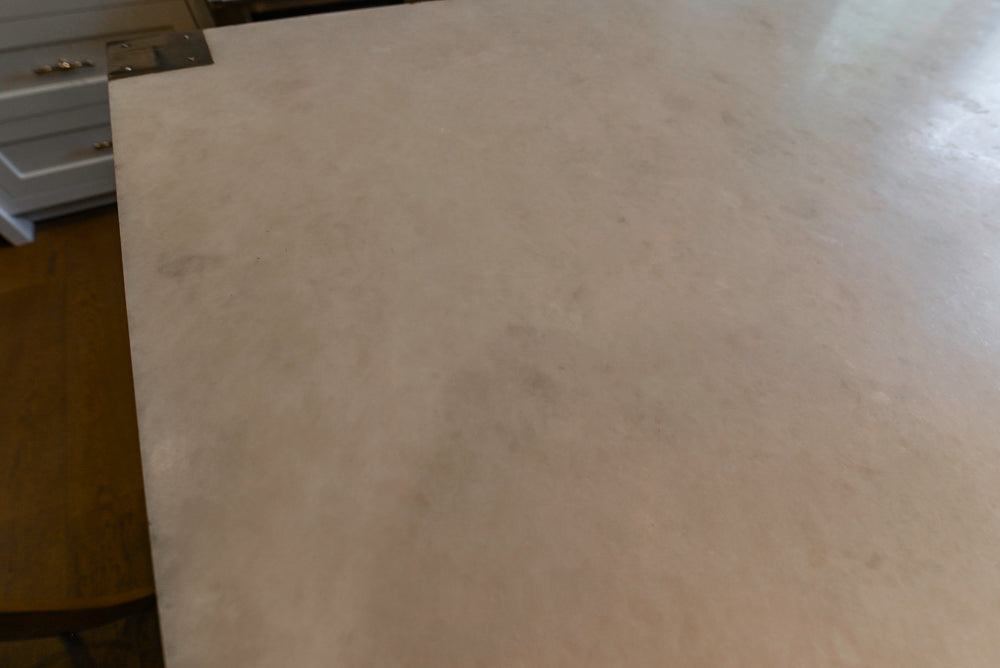 Ciuffo Cabinetry Transitional White Kitchen with Marble Countertops and Thermador Appliances