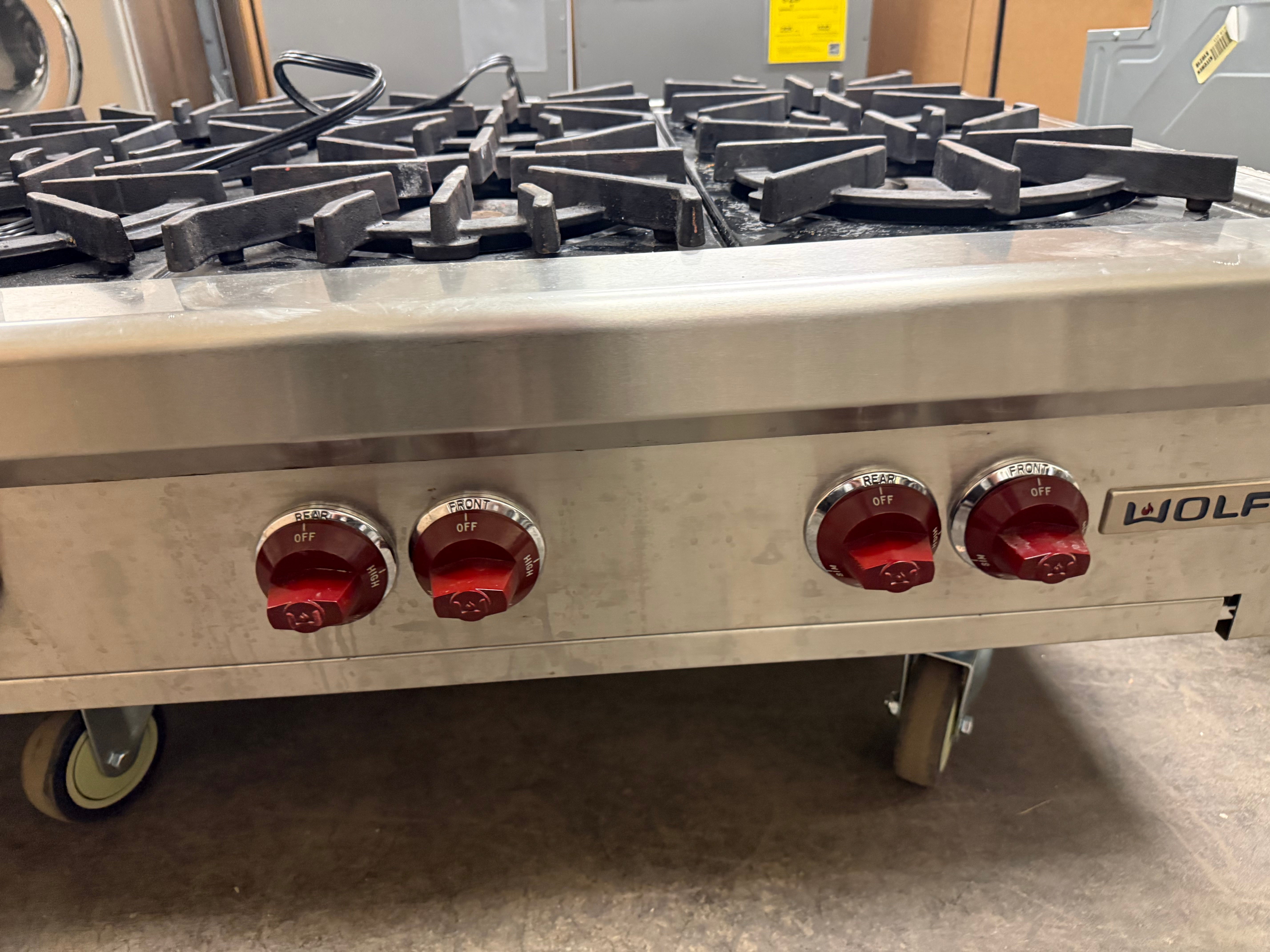 Wolf RT488 48" Stainless Steel Pro-Style Gas Rangetop