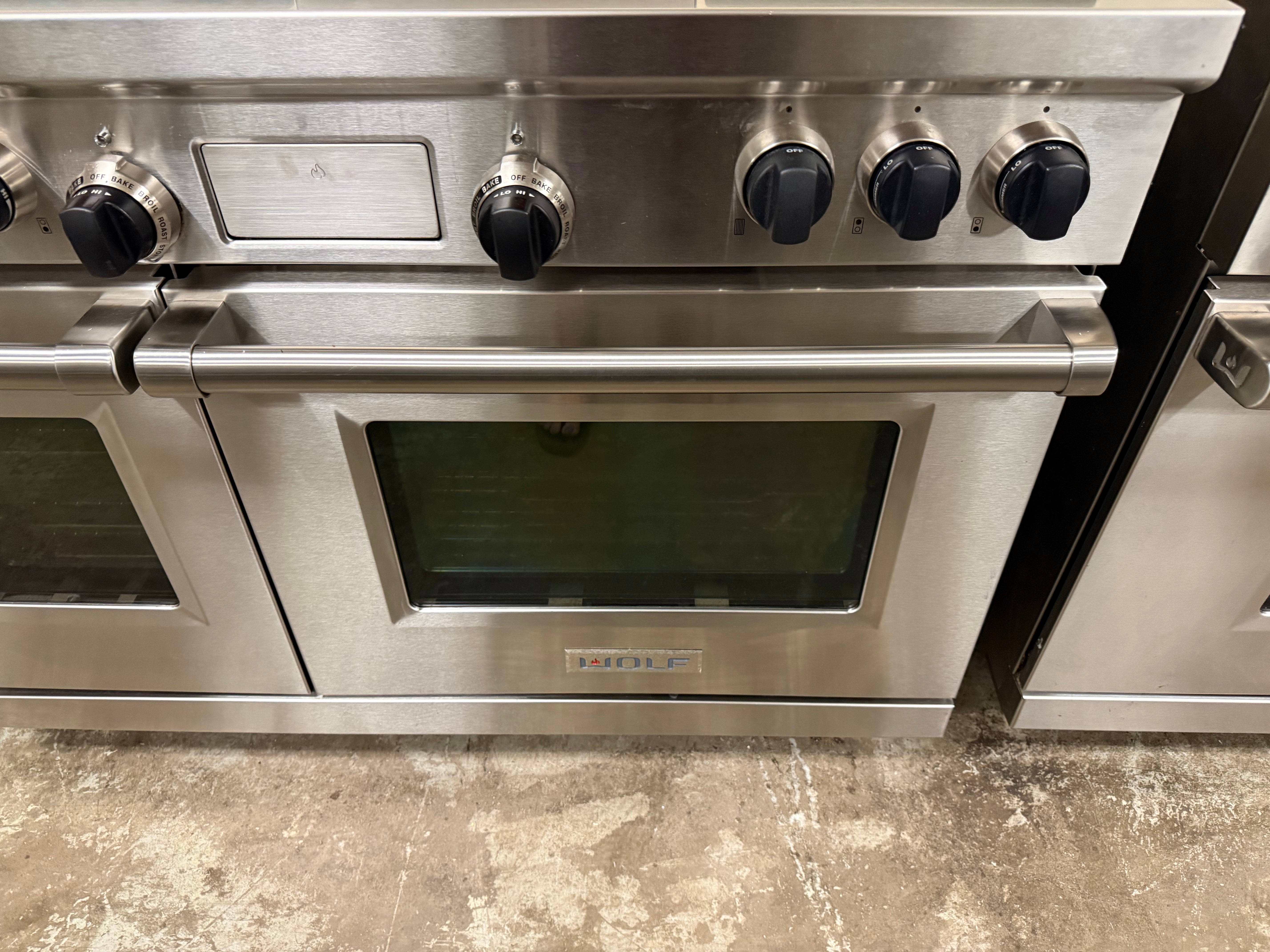 Wolf DF486C 48" Stainless Steel Dual Fuel Range