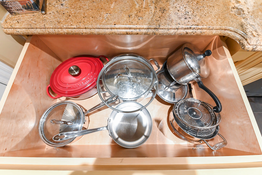 Custom Traditional Cream Kitchen with Island, Butler's Pantry and Viking Appliances