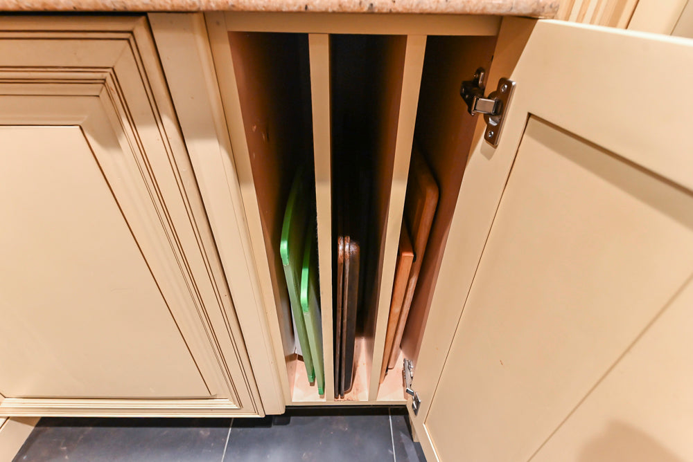 Custom Traditional Cream Kitchen with Island, Butler's Pantry and Viking Appliances