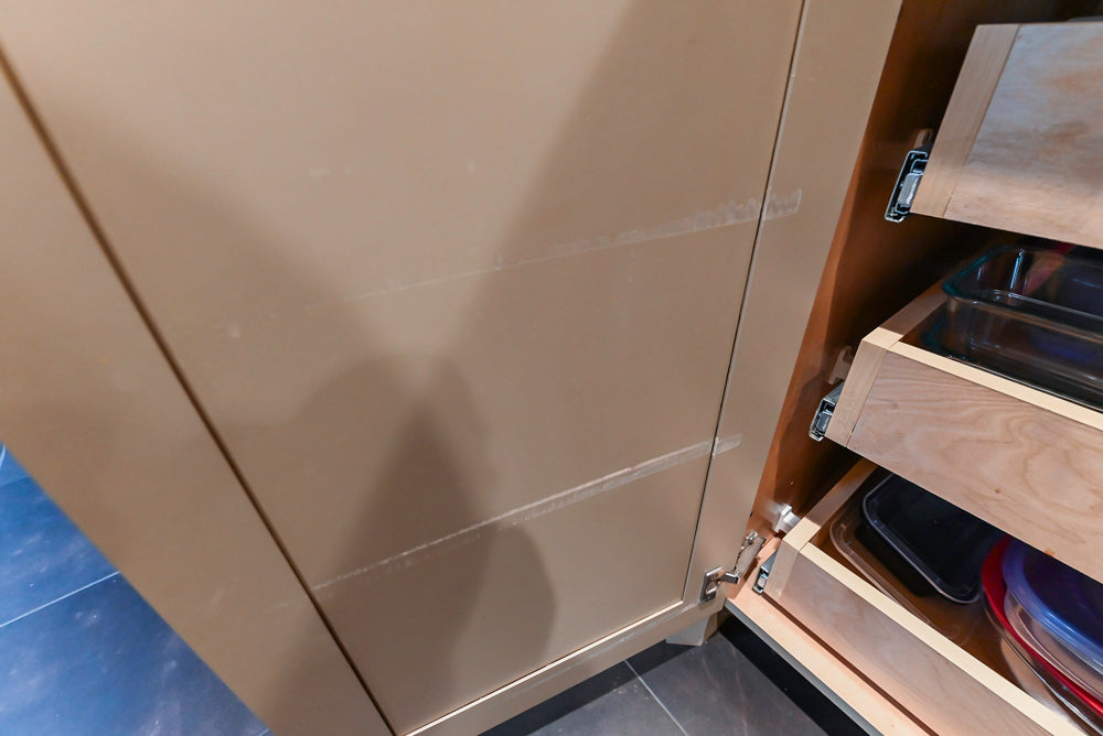 Custom Traditional Cream Kitchen with Island, Butler's Pantry and Viking Appliances