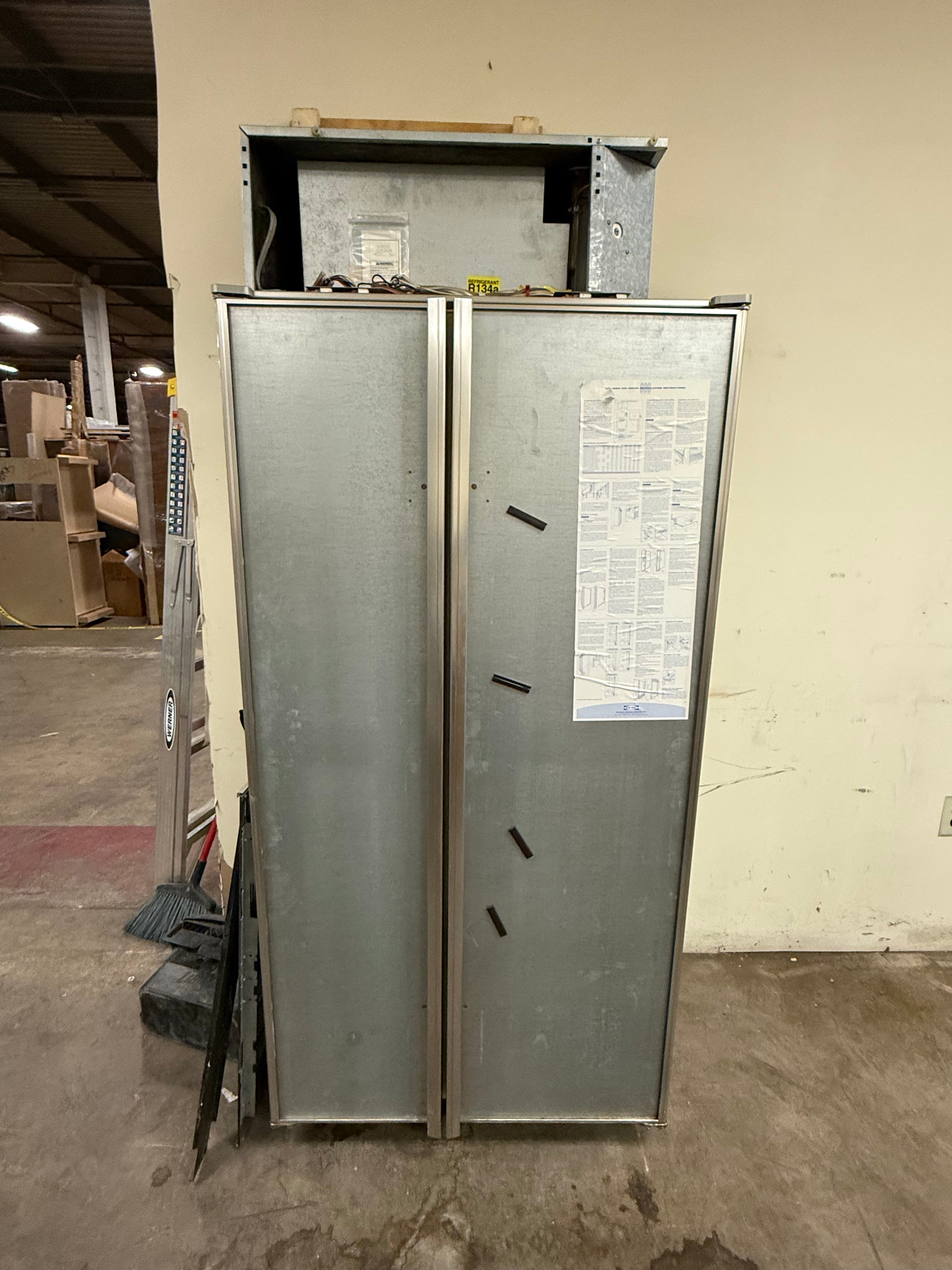 Sub-Zero 561/F 36" Panel Ready Side by Side Refrigerator, Pre-Owned