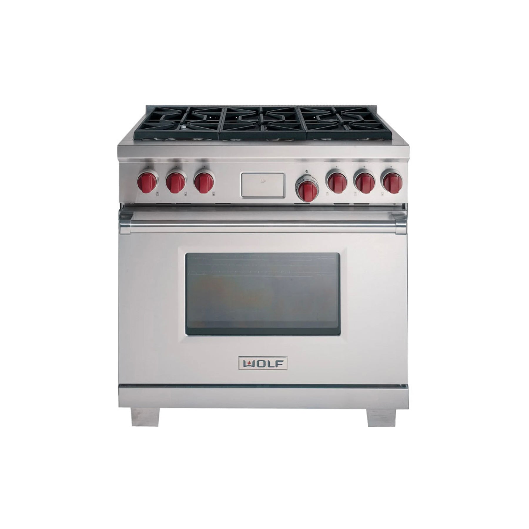 Wolf DF366 36" Stainless Steel Dual Fuel Range