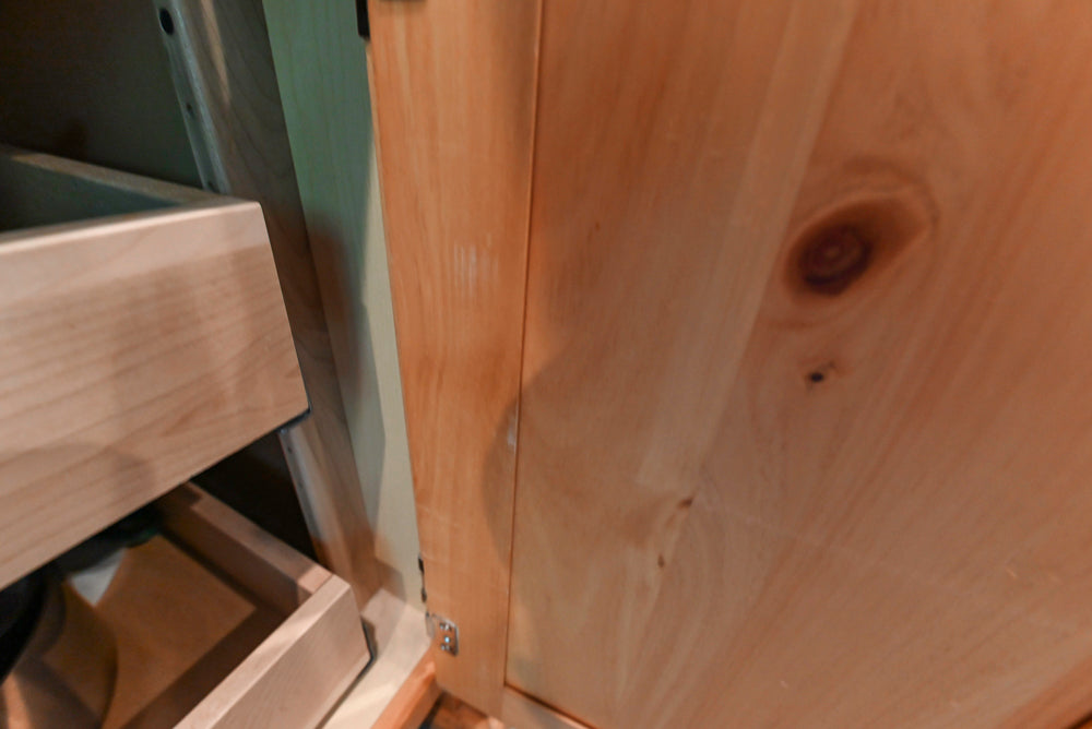 Custom Traditional Natural Wood Kitchen with Granite Countertops and Appliances