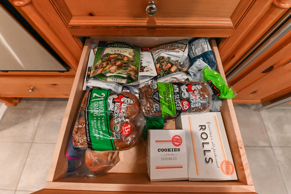 Custom Traditional Natural Wood Kitchen with Granite Countertops and Appliances