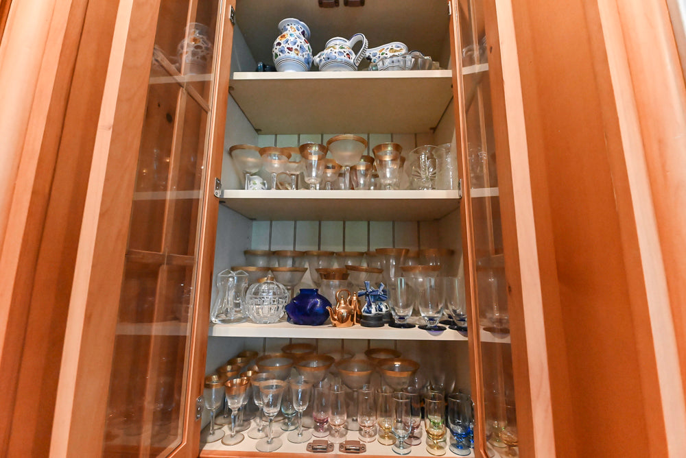 Custom Traditional Natural Wood Kitchen with Granite Countertops and Appliances