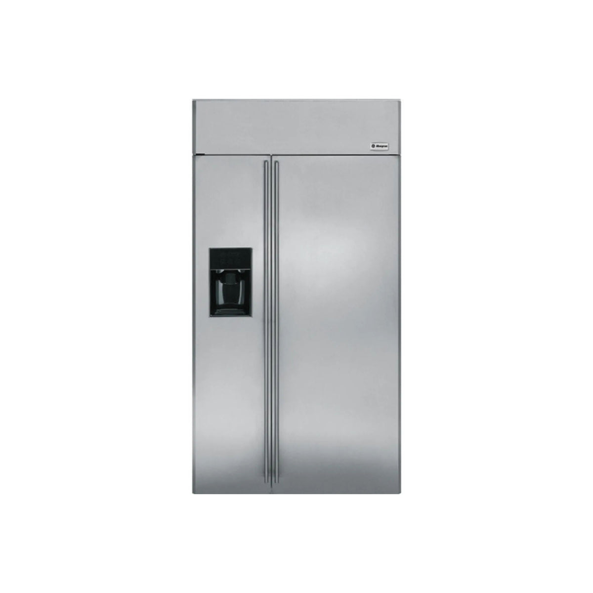 Monogram ZISS420DXDSS 42" Stainless Steel Side by Side Refrigerator, Pre-Owned, 2015