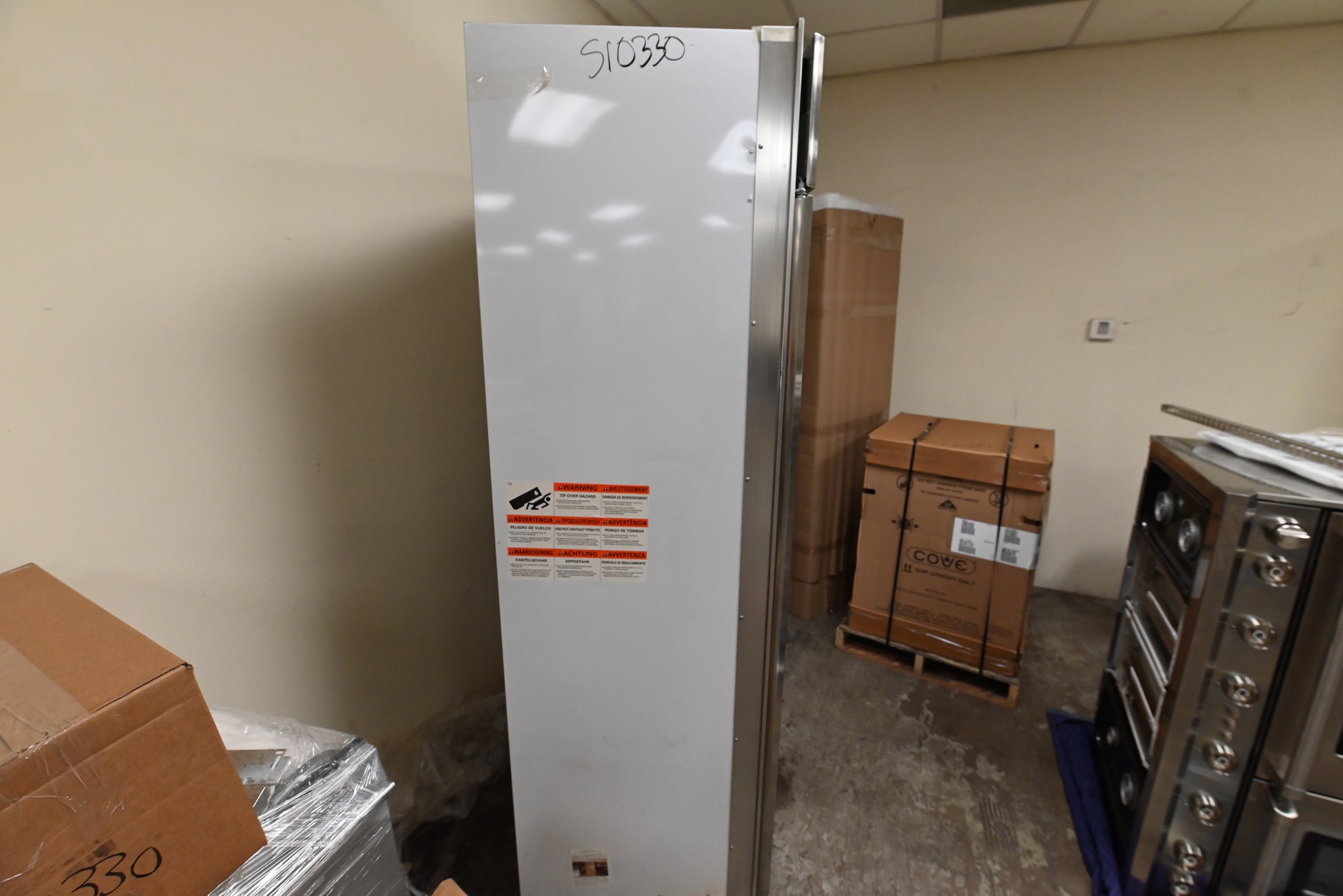 Monogram ZISS420DXDSS 42" Stainless Steel Side by Side Refrigerator, Pre-Owned, 2015