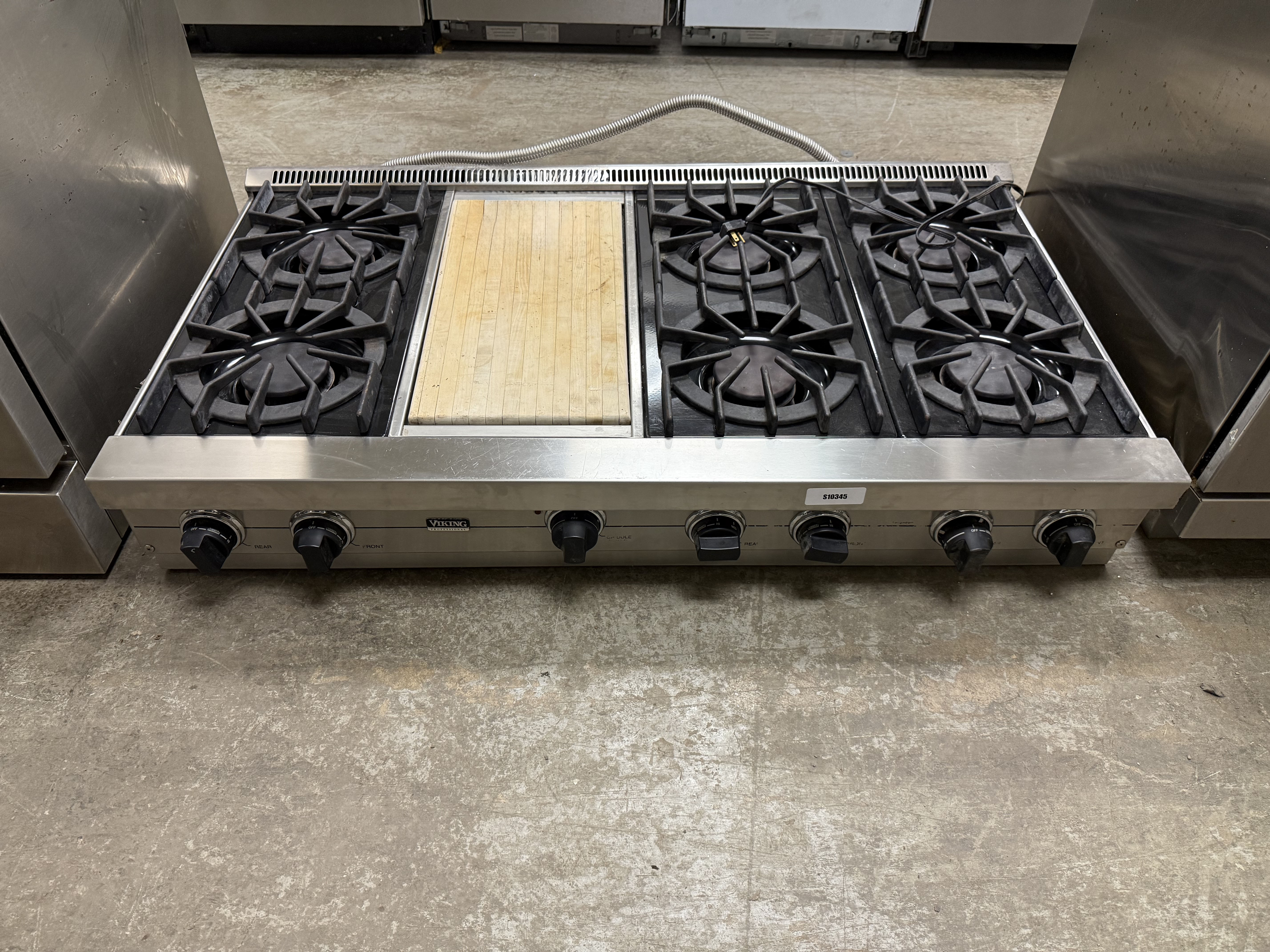 Viking VGRT480-6GSS 48" Stainless Steel Pro-Style Gas Rangetop