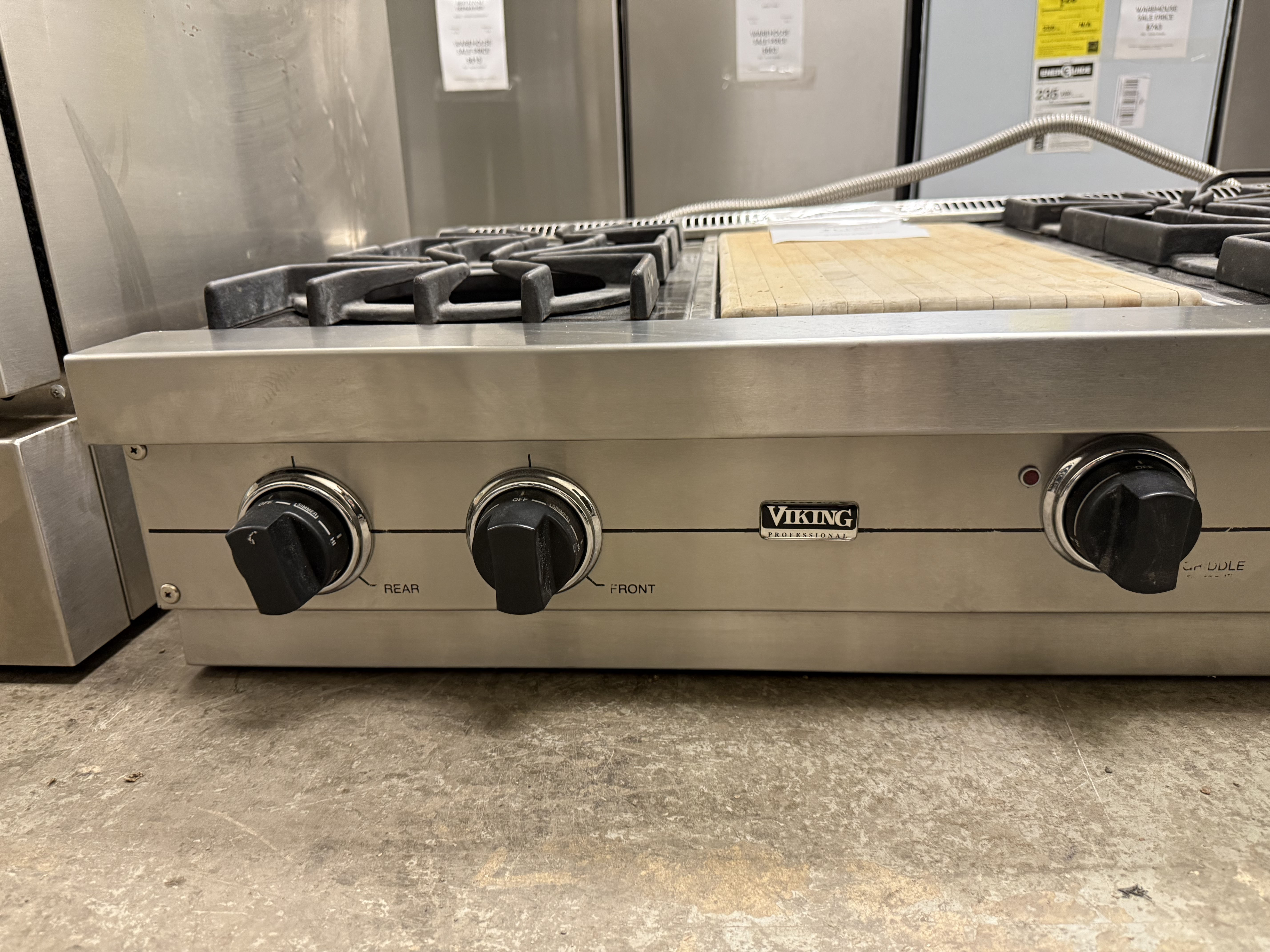 Viking VGRT480-6GSS 48" Stainless Steel Pro-Style Gas Rangetop