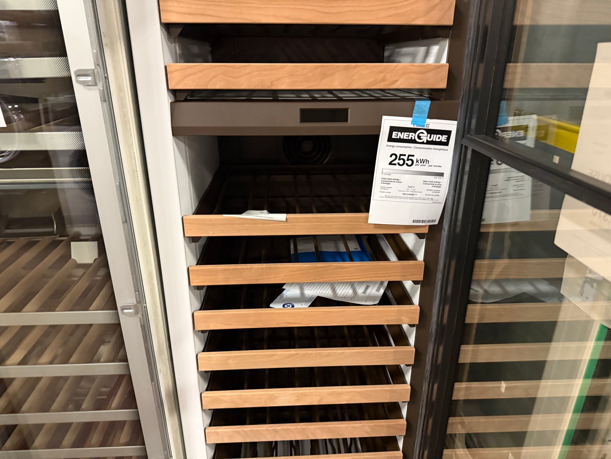 Sub-Zero DEC2450W/R 24" Panel Ready Dual Zone Smart Tall Wine Cooler, Pre-Owned, 2025