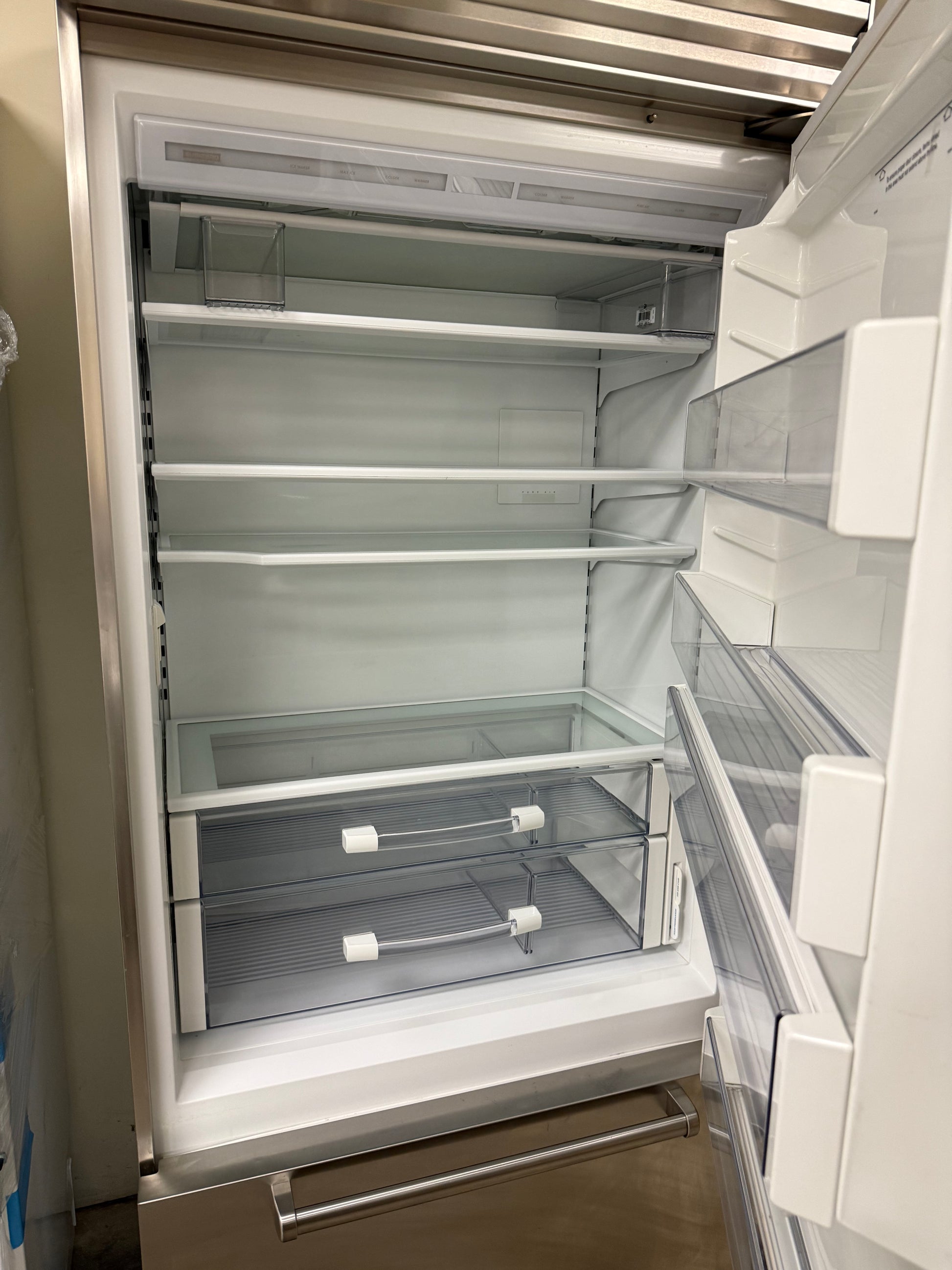 Sub-Zero BI-36UID/S/PH 36" Stainless Steel Bottom Freezer Refrigerator 