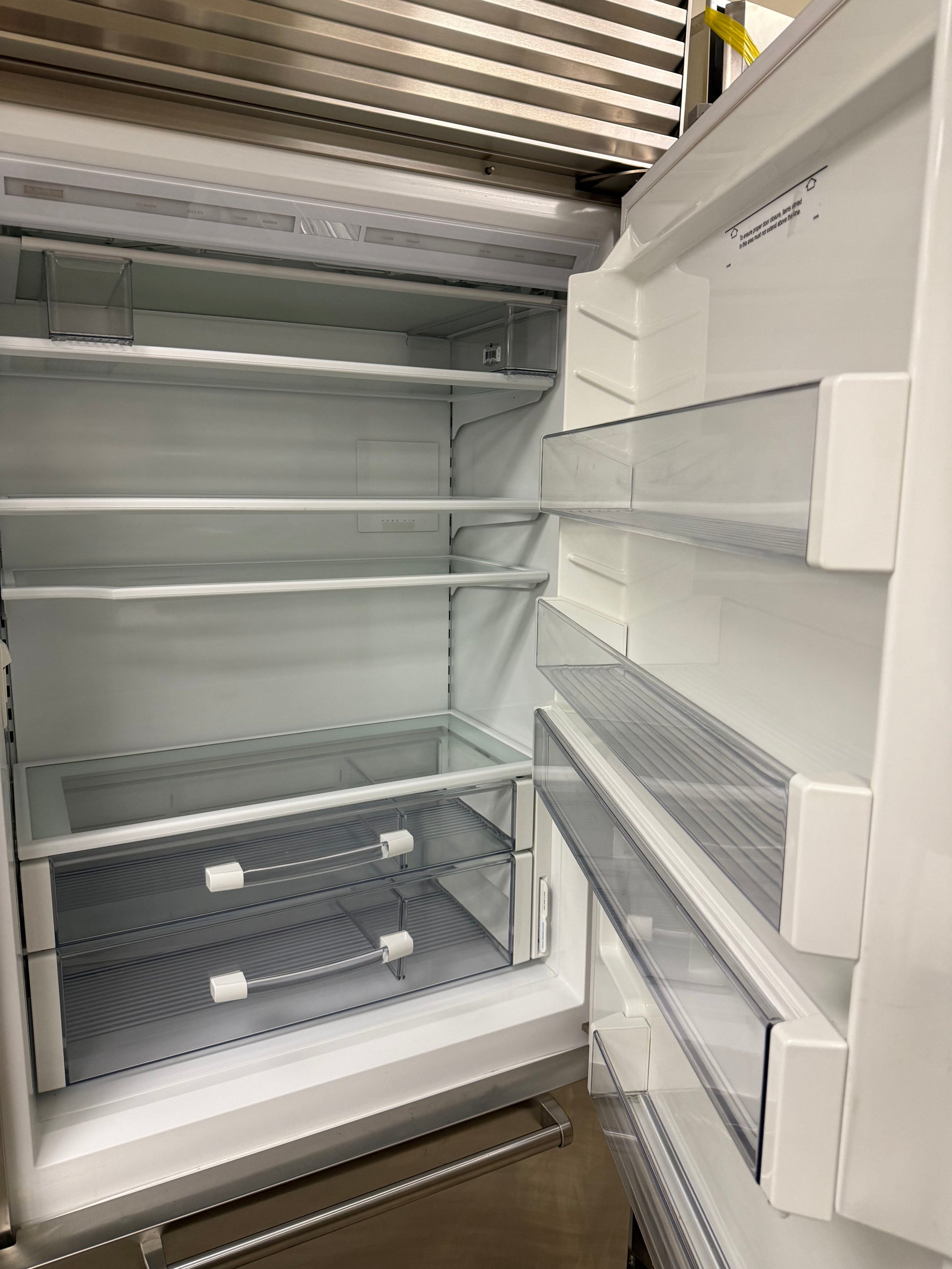 Sub-Zero BI-36UID/S/PH 36" Stainless Steel Bottom Freezer Refrigerator 