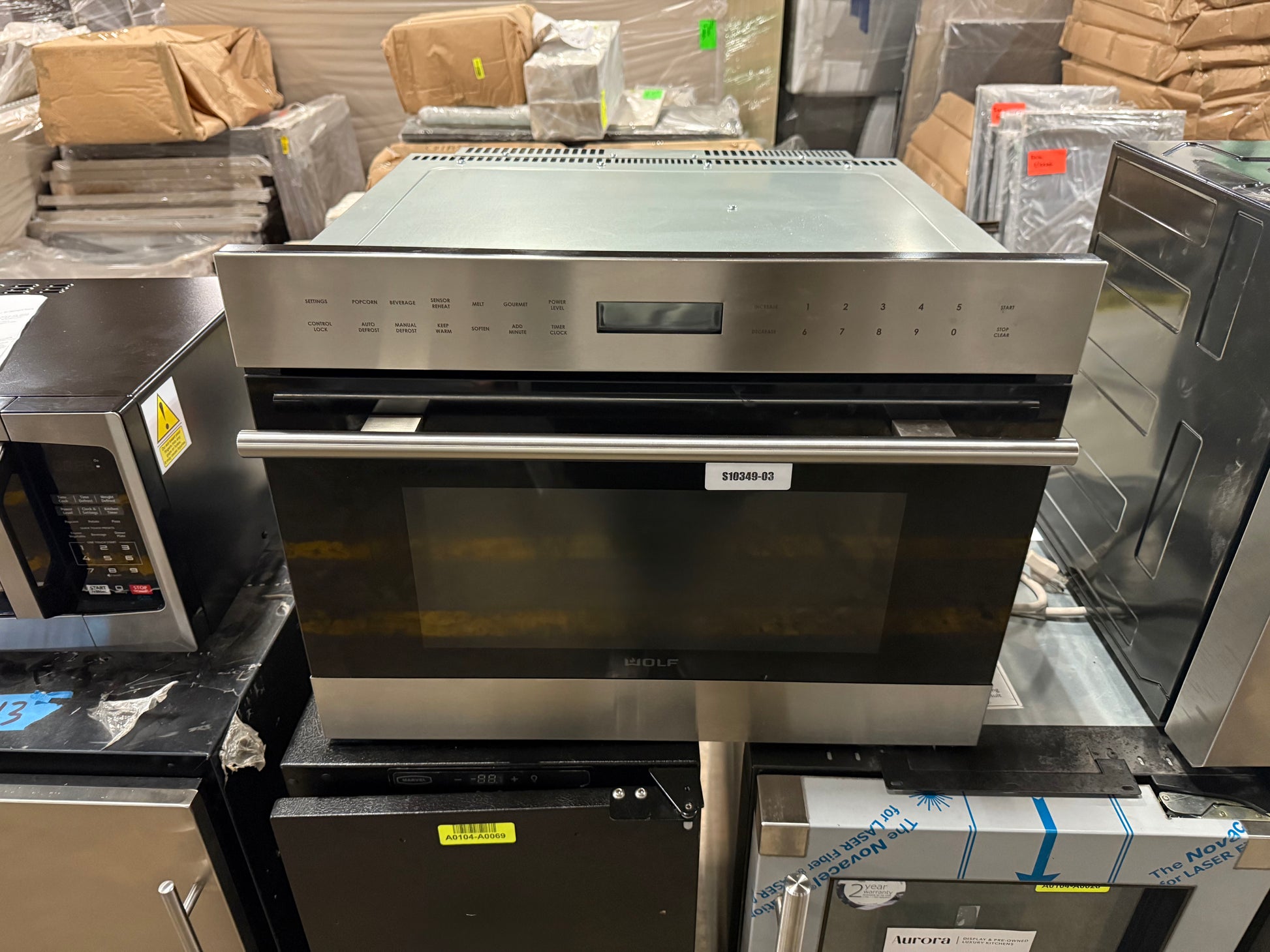 Wolf MDD24TE/S/TH 24" Stainless Steel Built-In Microwave Oven