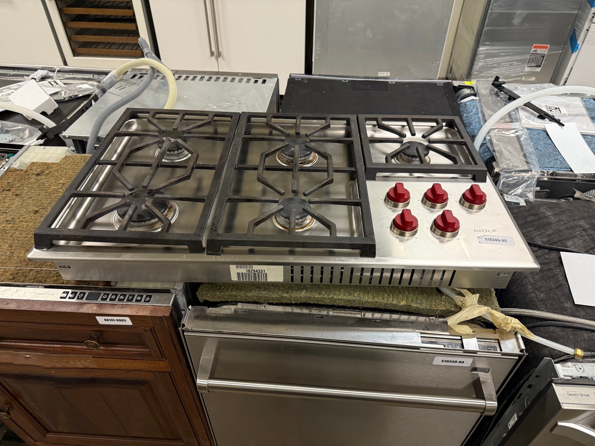 Wolf CG365P/S 36" Stainless Steel Gas Cooktop, Pre-Owned