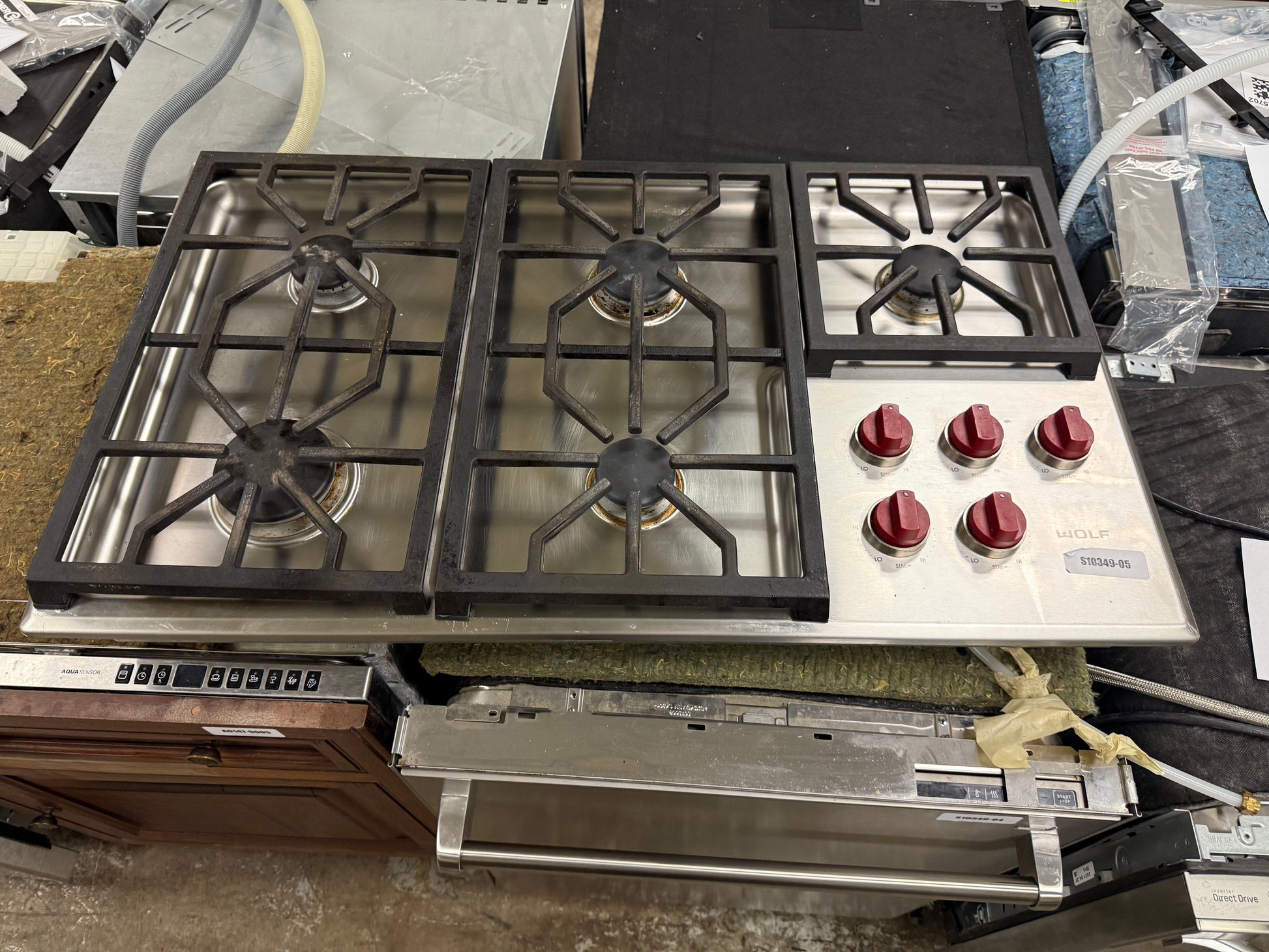 Wolf CG365P/S 36" Stainless Steel Gas Cooktop, Pre-Owned