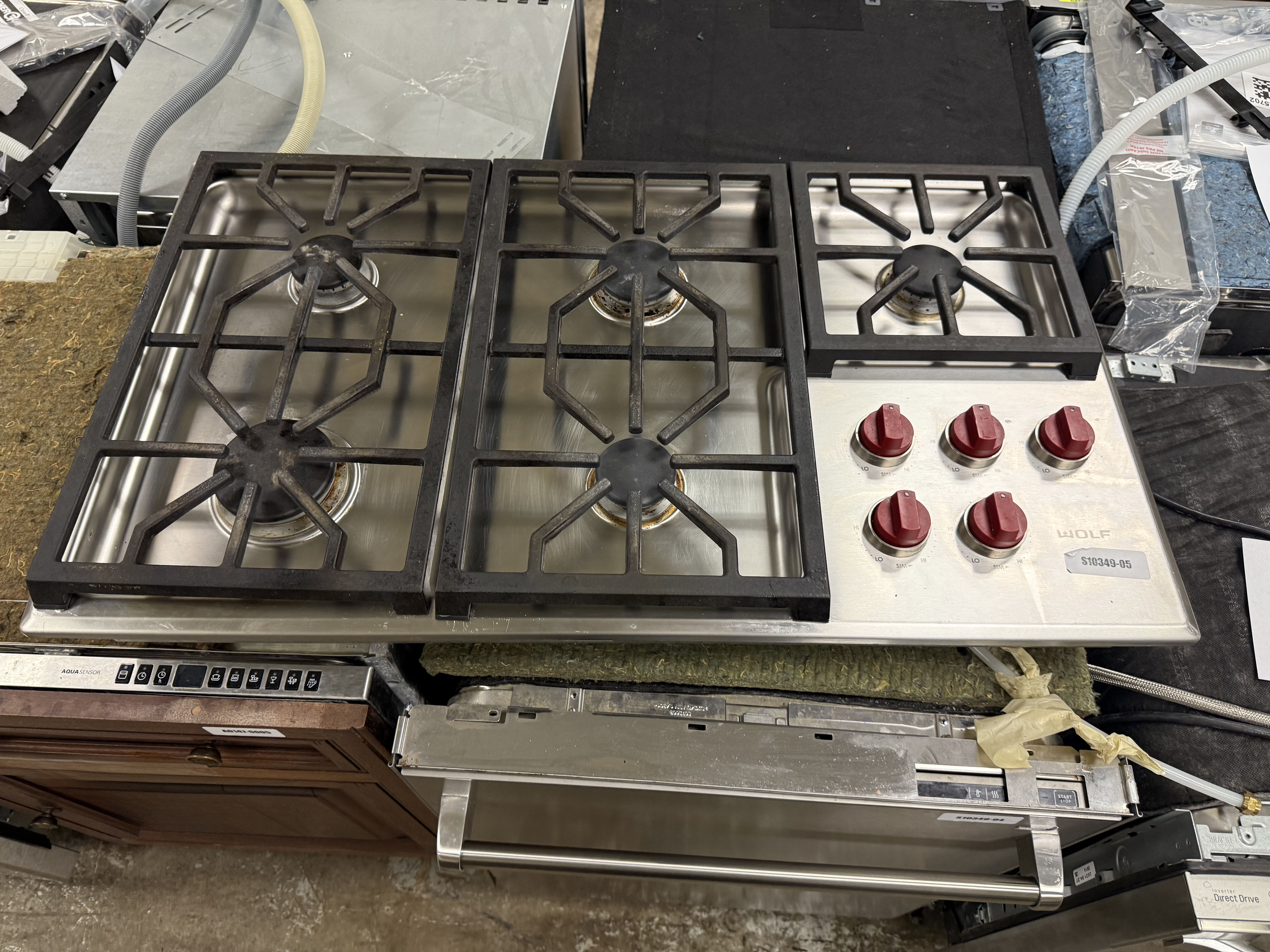 Wolf CG365P/S 36" Stainless Steel Gas Cooktop, Pre-Owned