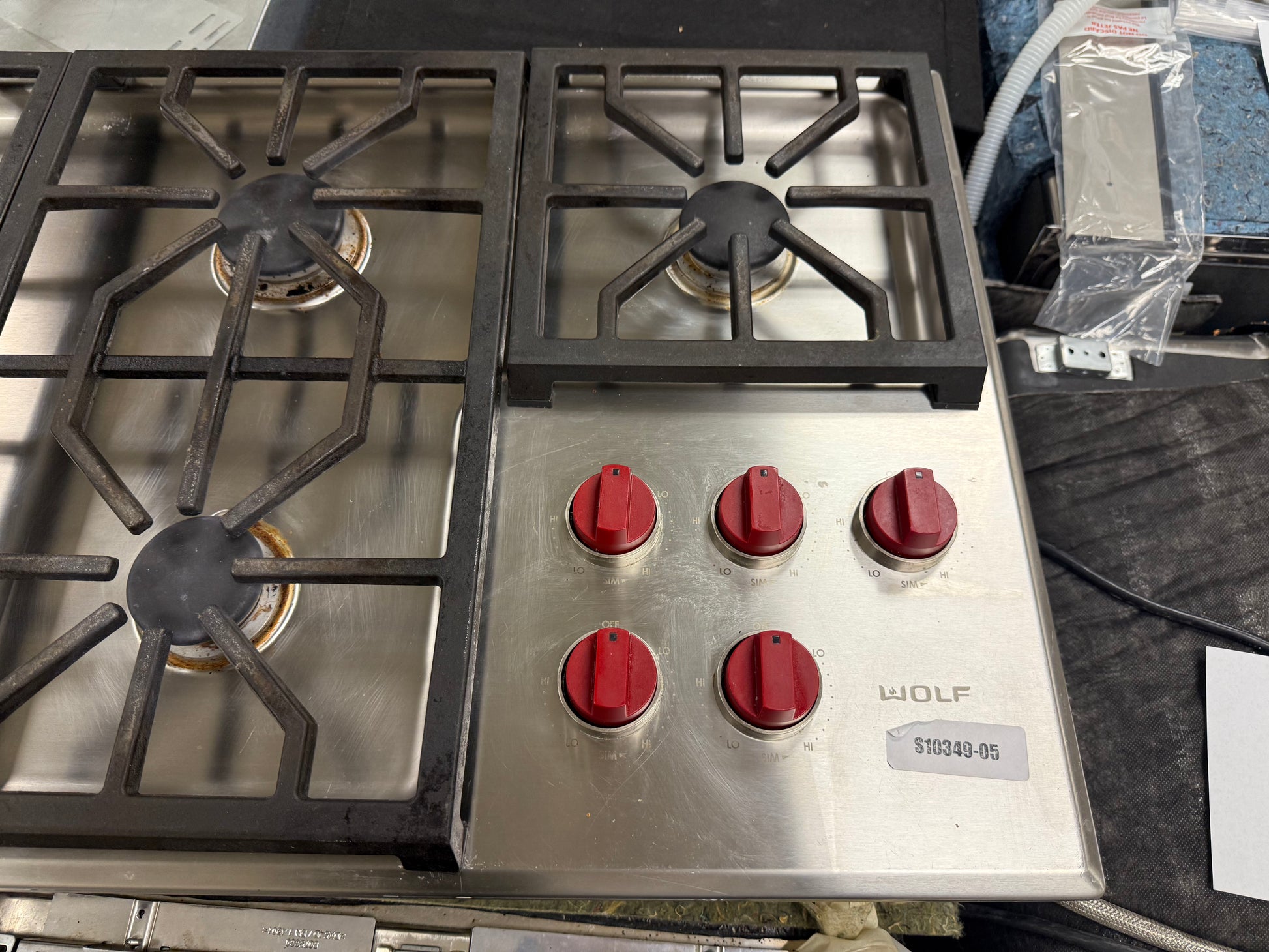 Wolf CG365P/S 36" Stainless Steel Gas Cooktop, Pre-Owned