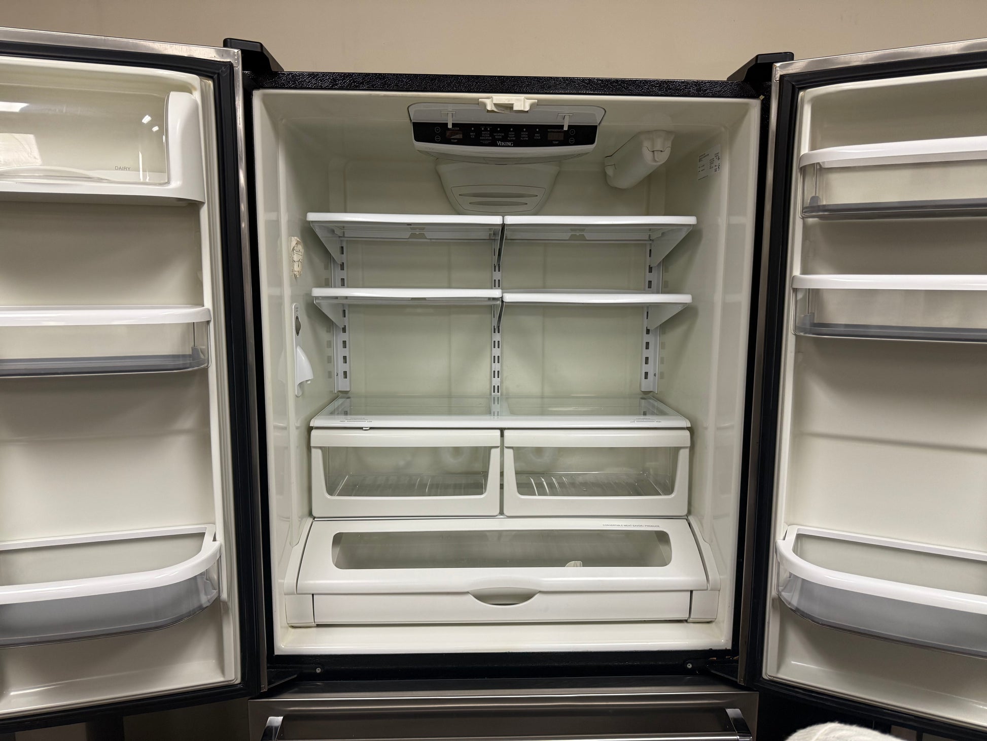 Viking VCFF036SS 36" Stainless Steel Counter Depth Dreestanding French Door Refrigerator