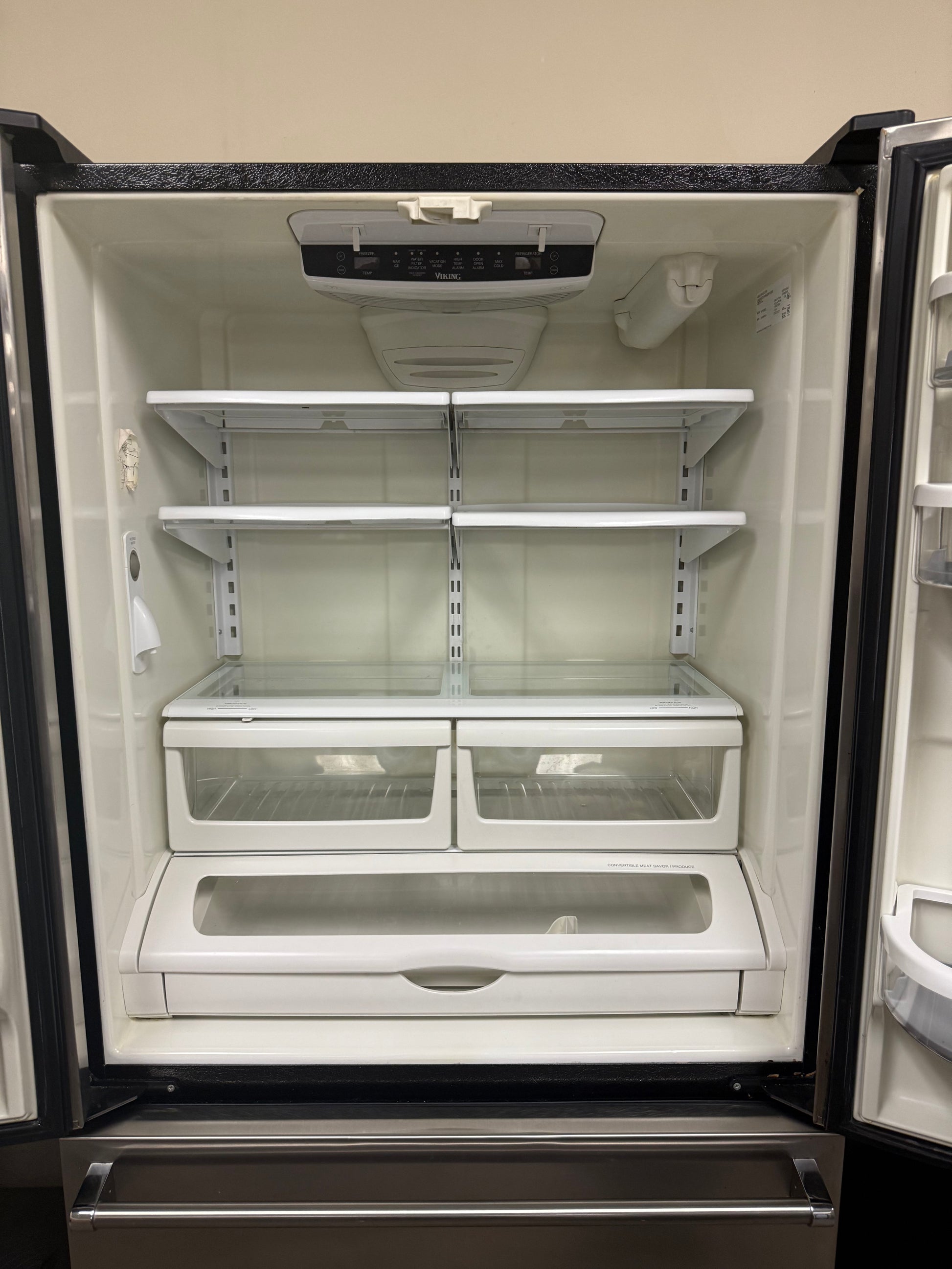 Viking VCFF036SS 36" Stainless Steel Counter Depth Dreestanding French Door Refrigerator