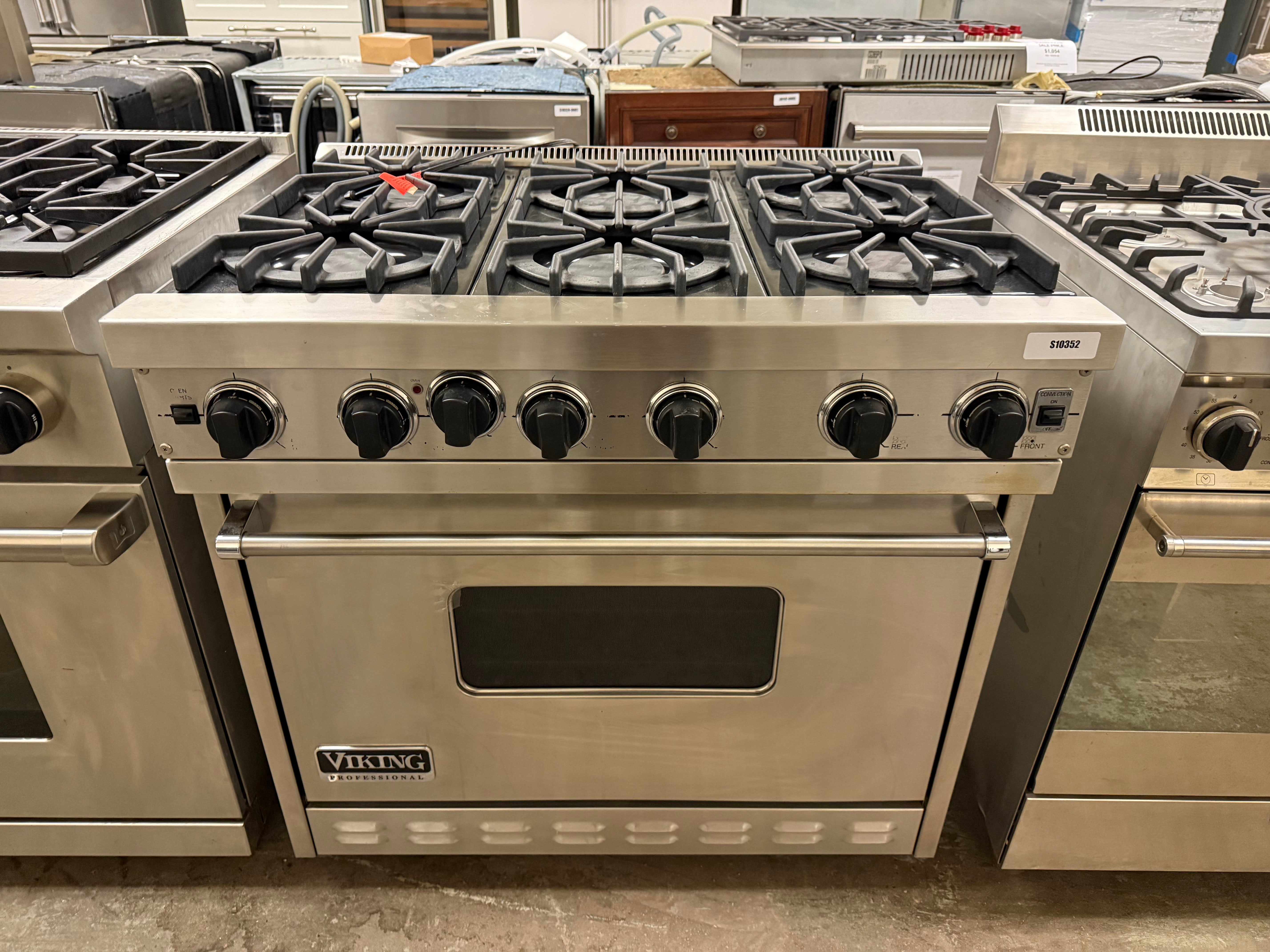 Viking VGIC365-6BSS 36" Stainless Steel Pro-Style Gas Range
