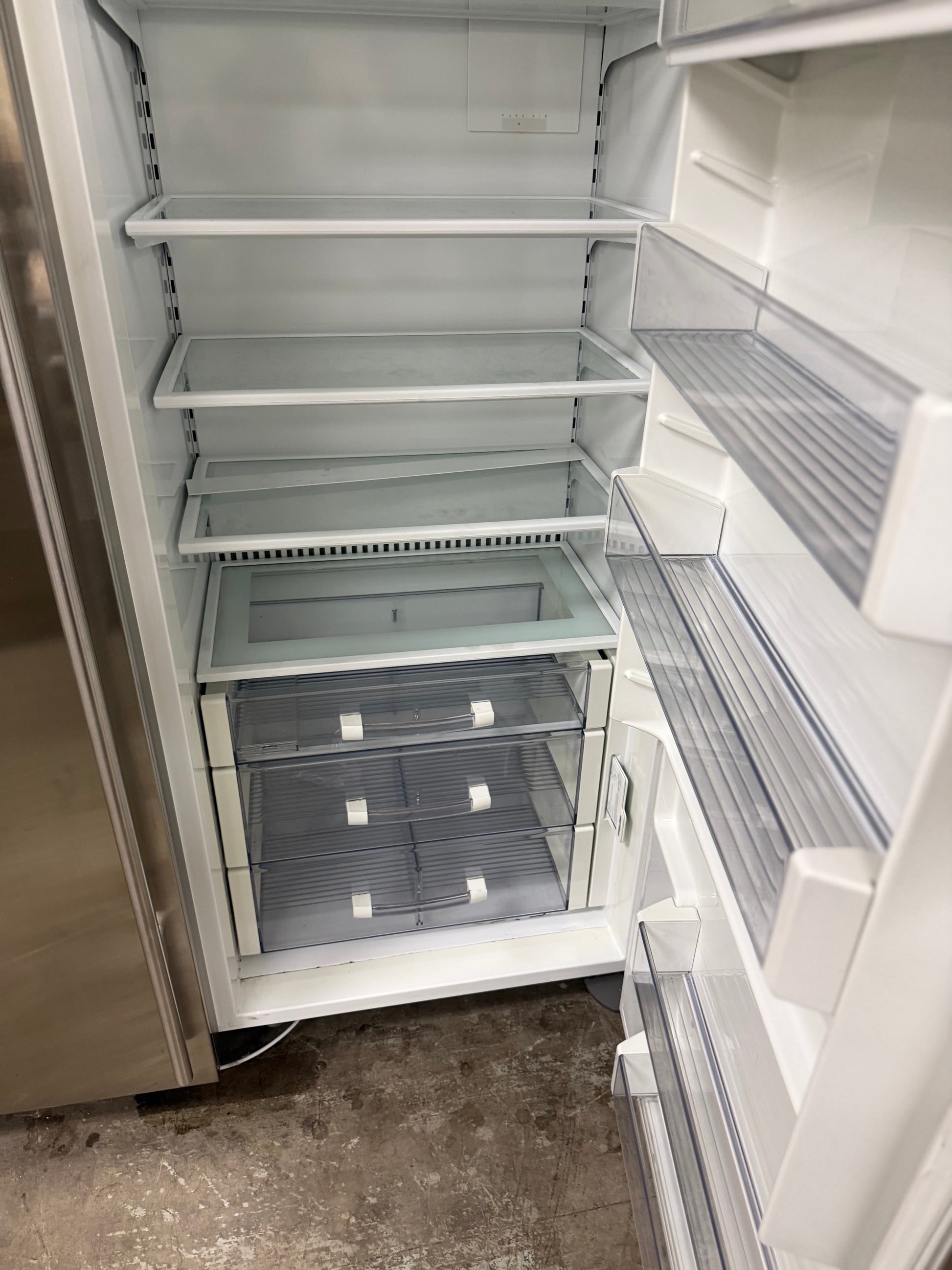Sub-Zero BI-48S/0 48" Stainless Steel Side by Side Refrigerator