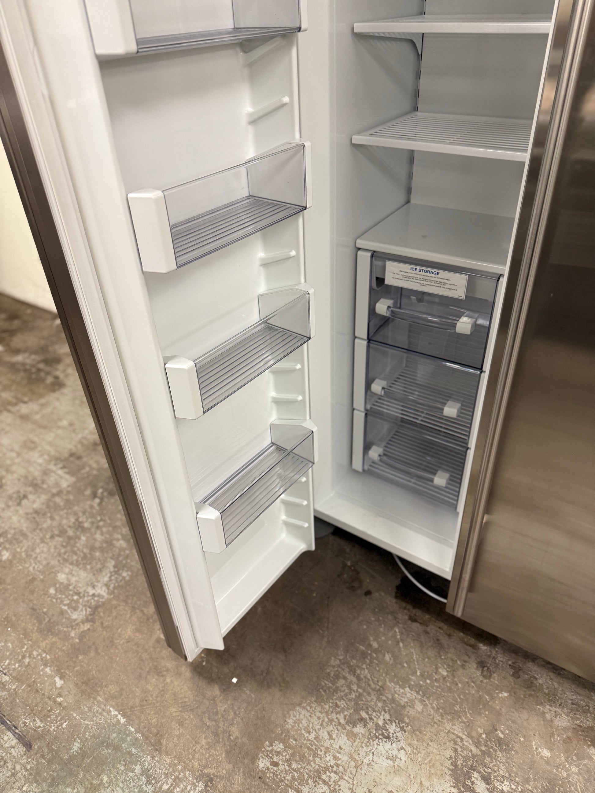 Sub-Zero BI-48S/0 48" Stainless Steel Side by Side Refrigerator