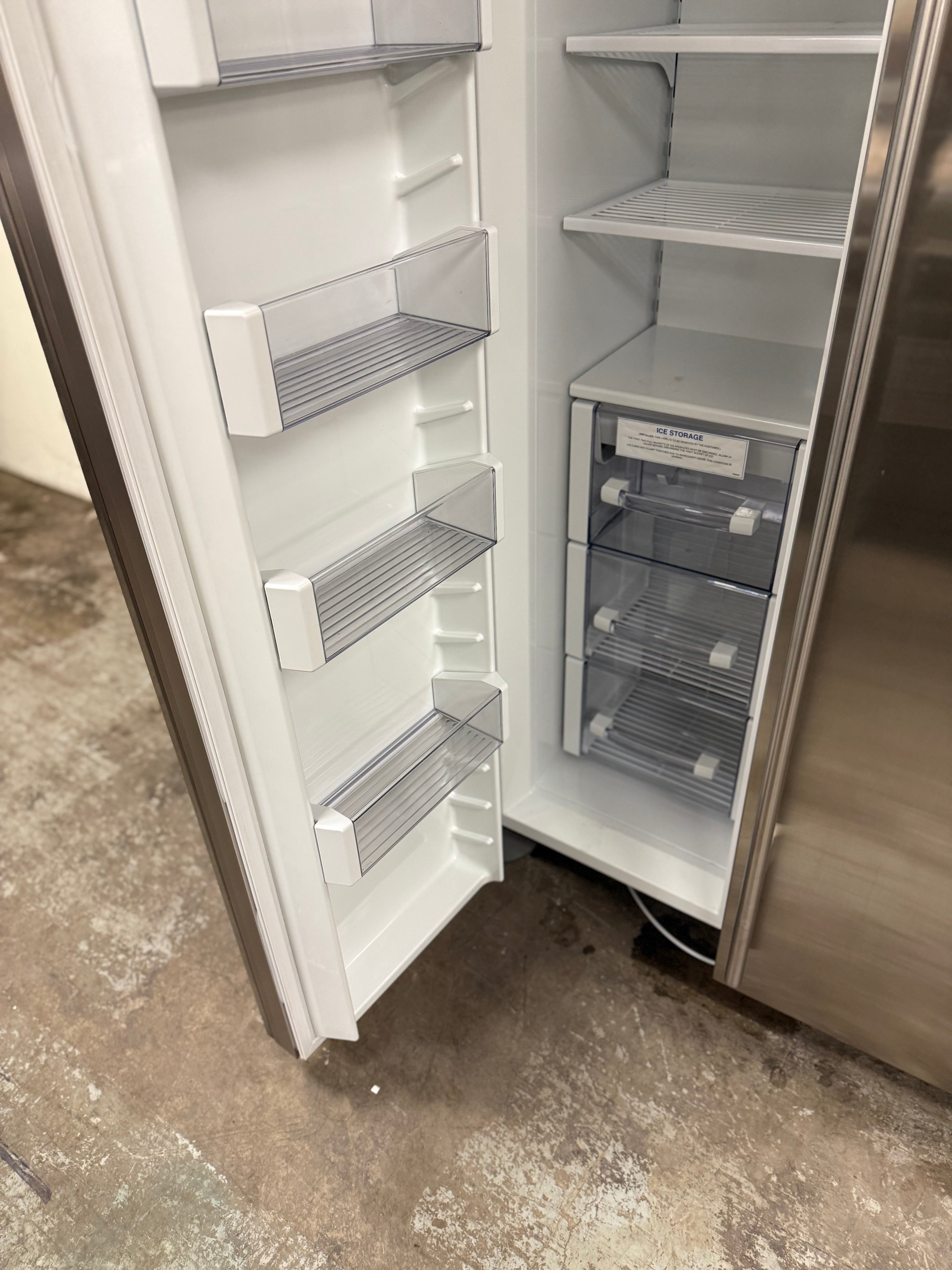 Sub-Zero BI-48S/0 48" Stainless Steel Side by Side Refrigerator