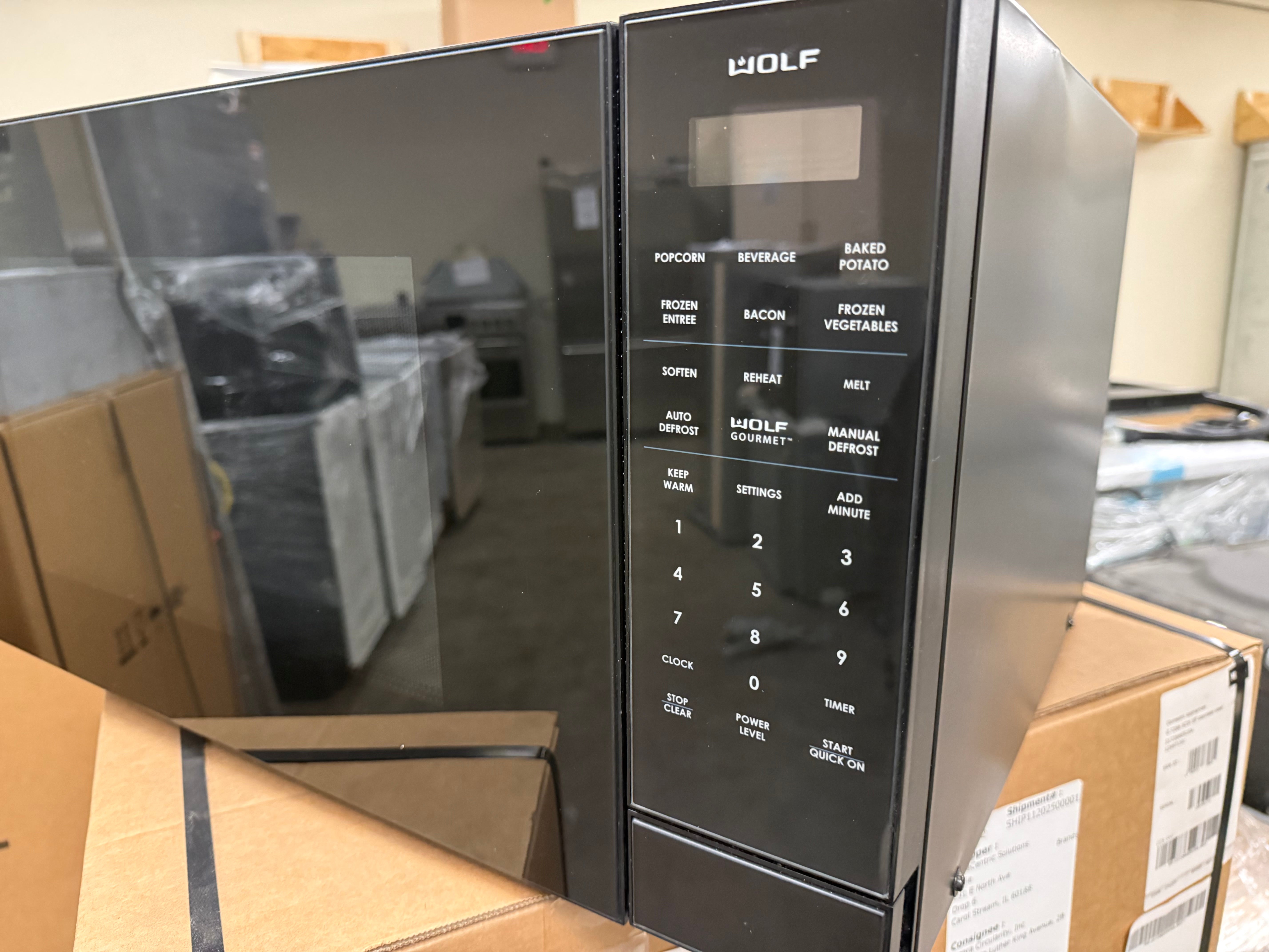 Wolf MS24 24" Black Countertop Microwave
