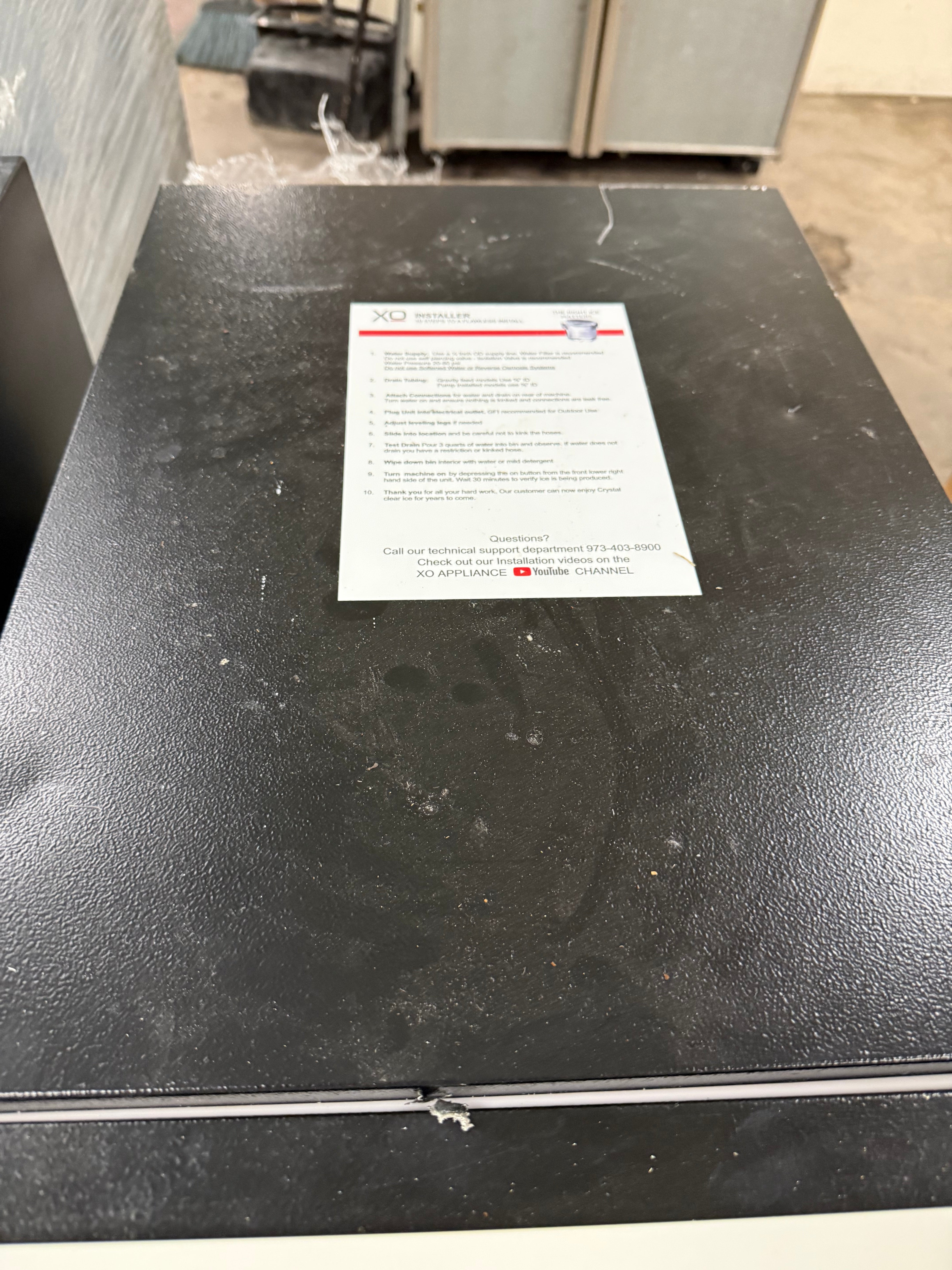 XO XOUIM1565OP 15" Panel Ready Built-In Undercounter Gourmet Ice Maker